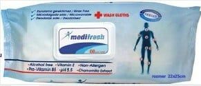 Medifresh Medifresh vl. utierky pre dospelych s klipom 60ks