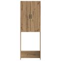 vidaXL Toaletná skriňa HOORN Dub artisan 66 x 25,5 x 190 cm