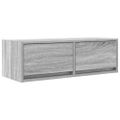 vidaXL TV stolíky 2 ks sivý dub sonoma 80x31x25,5 cm spracované drevo