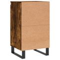 vidaXL Komody 2 ks dymový dub 40x35x70 cm kompozitné drevo