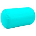 vidaXL Nafukovací gymnastický valec s pumpou 100x60 cm PVC zelený