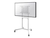 Vozík - na plochý panel - biela - veľkosť obrazovky: 37"-70"