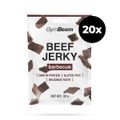 Sušené mäso Beef Jerky - GymBeam, barbecue, 20 x 50 g