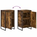 vidaXL Servírovacia skriňa Dymová dub 43 x 36 x 75,5 cm