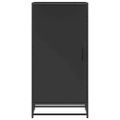 vidaXL Regál na topánky čierna 48x38x97,5 cm spracované drevo