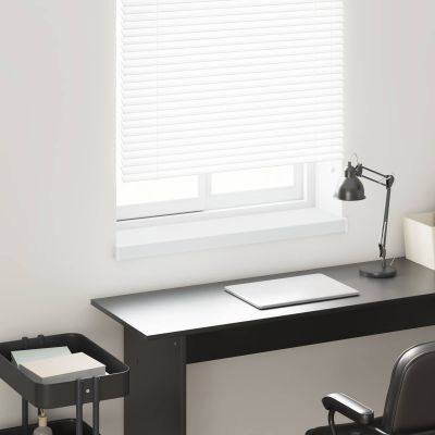 vidaXL Parapetné dosky Biela 100 x 25 x 4,5 cm PVC