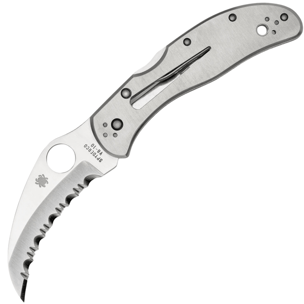 Spyderco C08S Harpy vreckový nôž 7 cm, celooceľový
