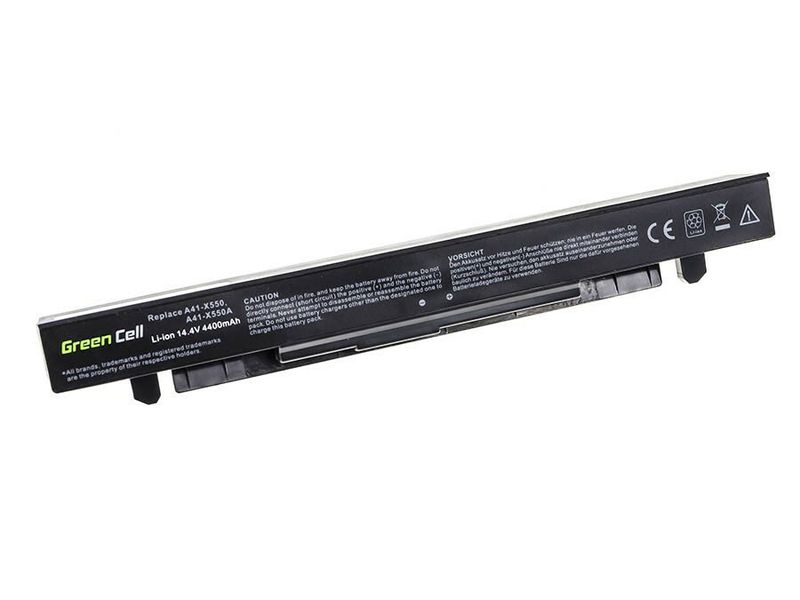 AS68 Green Cell Battery for Asus A450 A550 R510 X550 / 14,4V 4400mAh