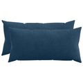 vidaXL Poťah na podložku 2 pcs HEERLEN Námornícka modrá 40 x 70 cm