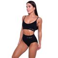 Nohavičky Highrise 2Pack Black - GymBeam, veľkosť L, veľkosť oblečenia L