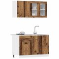 VidaXL 4-dielna súprava kuchynských skriniek Lyon Old Wood Engineered Wood