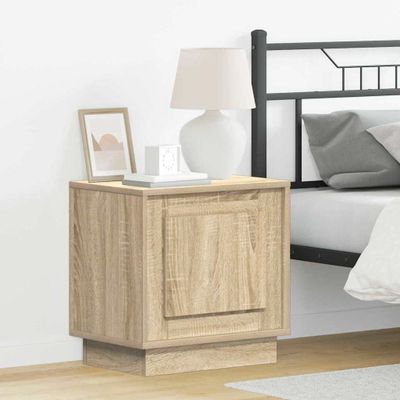 vidaXL Nočný stolík 2 pcs Sonoma dub 44 x 34,5 x 45 cm