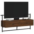 vidaXL TV skrinka nástenná hnedý dub 100,5x30x51 cm kompozitné drevo