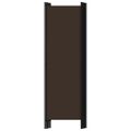 vidaXL 5-panelový paraván hnedý 250x180 cm