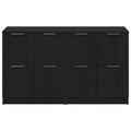 vidaXL Servírovacia skriňa 2 ks Čierny dub 60 x 30 x 70 cm