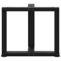 vidaXL Nohy konferenčného stolíka v tvare T, 2 ks, čierne, 50x25x(42-43) cm, oceľové