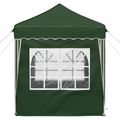 vidaXL Prístrešok na párty 195 x 195 x 245 cm Zelená Oxfordská látka
