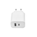 Maxlife MXTC-06 PD QC nabíjačka 1x USB-C 1x USB 20W biela