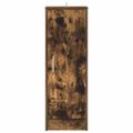 vidaXL Botník dymový dub 32x35x92 cm spracované drevo