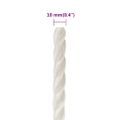vidaXL Pracovné lano biele 10 mm 500 m polypropylén