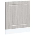 vidaXL Panel umývačky riadu Porto sivé sonoma 60x1,5x57 cm kompozitné drevo