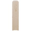vidaXL Stojan na víno s hornou doskou 72,5x25x111,5cm borovicový masív