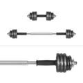 Činky litinové nastavitelné 15kg, REBEL ACTIVE RBA-2327-15