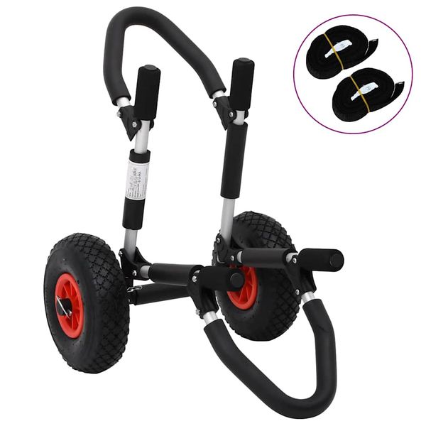vidaXL SUP vozík na surfovú dosku skladací 45 kg hliník