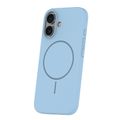 Tenké silikónové puzdro Mag pre iPhone 16 6,1" svetlomodré