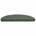 vidaXL Schodové rohože, samolepiace, 10 ks, 65x21x4 cm, zelené, polkruhové, veľké