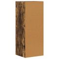 vidaXL Servírovacia skriňa ELST Dymová dub 40 x 35 x 100,5 cm