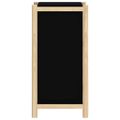 vidaXL Komoda čierna 62x38x75 cm spracované drevo