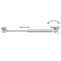 vidaXL Hydraulická plynová pružina 12 ks Strieborná 280 x 17 x 16 mm
