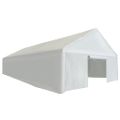 vidaXL Skladovací stan, PE 6x12 m, biely