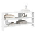 vidaXL RohováTVskriňa 102x40,5x45cm Biela Kompozitné drevo