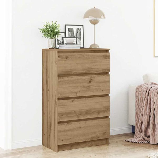 VidaXL Príborník Artisan Dub 60x35x98,5 cm Konštrukčné drevo