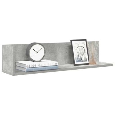 vidaXL Nástenné police 2 ks 75x16,5x16,5 cm kompozitné drevo
