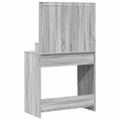 vidaXL Toaletný stolík Sivý Sonoma 78,5 x 41 x 135 cm Kompozitné drevo