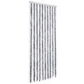 vidaXL Záves proti hmyzu, sivý a biely 90x200 cm, ženilka