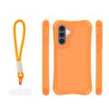 Bezpečnostné puzdro s popruhom pre Samsung Galaxy A36 5G / A56 5G / A37 5G oranžové