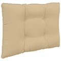 vidaXL Vankúš na vonkajšiu pohovku Polyester Béžová 60 x 50,5 cm