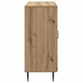 vidaXL Servírovacia skriňa Dub artisan 89 x 34,5 x 80 cm