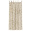 vidaXL Sametové závesy 2 ks Krémová 245 x 140 cm Zamat