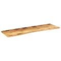 vidaXL Stolová doska so zakrivením 160x50x2,5 cm surový mangový masív