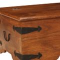 vidaXL Konferenčný stolík, akáciový masív, medový náter 110x55x35 cm