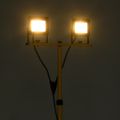 vidaXL LED reflektor so statívom 2x20 W teplé biele svetlo