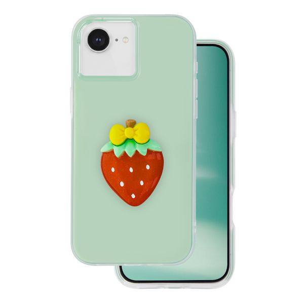 Puzdro Fruit 2v1 pre iPhone 16e / 17e zelené