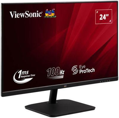 ViewSonic VA2432-H-2 / 23,8"/ IPS/ 16:9/ 1920x1080/ 1ms/100Hz/ 250cd/m2/ HDMI / VGA Monitor, 24", Full HD 1920×1080, IPS panel, 100Hz, 1ms MPRT, HDMI, VGA, cerný