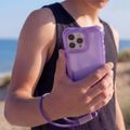 Puzdro Safepop s remienkom pre iPhone 13 6,1" fialové