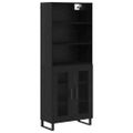 vidaXL Highboard 2 ks Čierny dub 69,5 x 34 x 180 cm